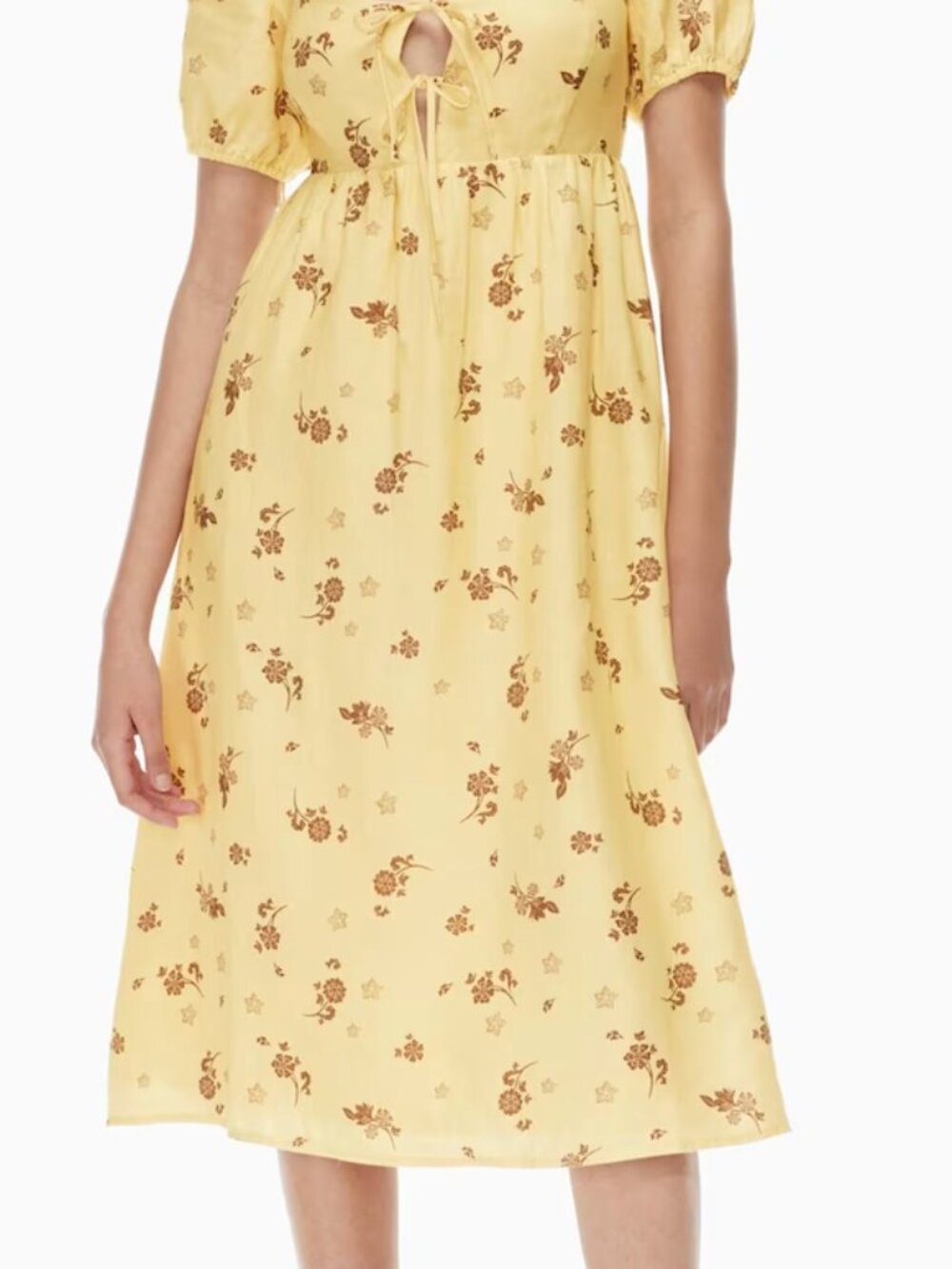 Aritzia Wilfred Organic Linen Midi Dress | 6 | Medium - Picture 2 of 10